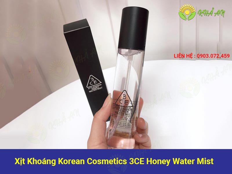 Xịt Khoáng Korean Cosmetics 3CE Honey Water Mist