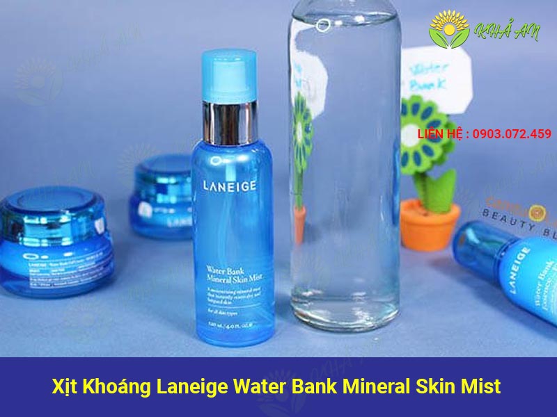 Xịt Khoáng Laneige Water Bank Mineral Skin Mist