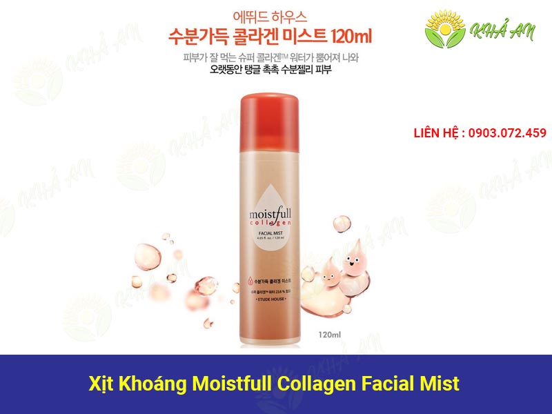 Xịt Khoáng Moistfull Collagen Facial Mist